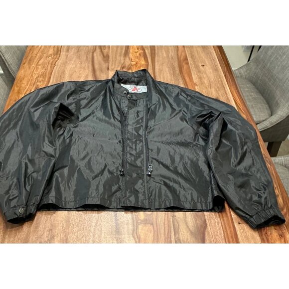 Joe Rocket Motorcycle Jacket Lightweight Black Biker Windbreaker - Picture 3 of 9
